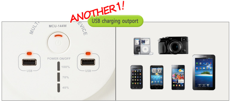 USB charging outport
